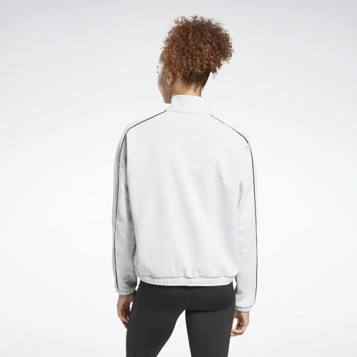Loungewear Womens Reebok Workout Ready 12 Zip Sweatshirt White
