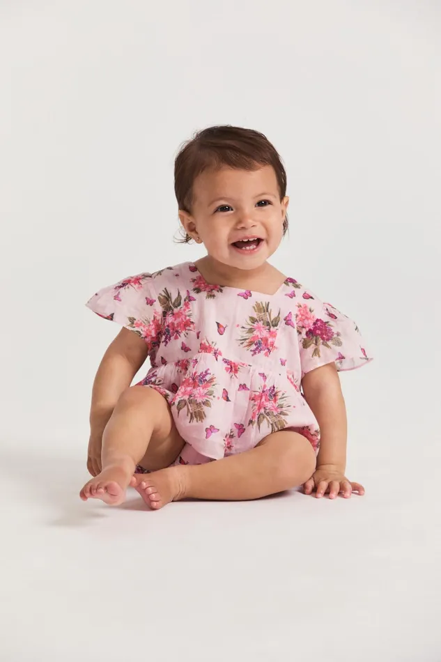 LoveShackFancy Baby Kids Baby Remailia Top ROSEMARY MAUVE