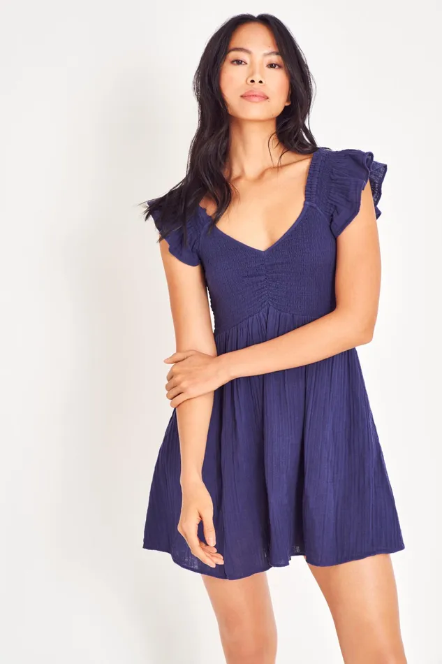 LoveShackFancy Dresses Womens Athalia Mini Dress 8211 MIDNIGHT MIDNIGHT 8211 MIDNIGHT LoveShackFancy Dresses Womens Athalia Mini Dress 8211 MIDNIGHT MIDNIGHT 8211 MIDNIGHT