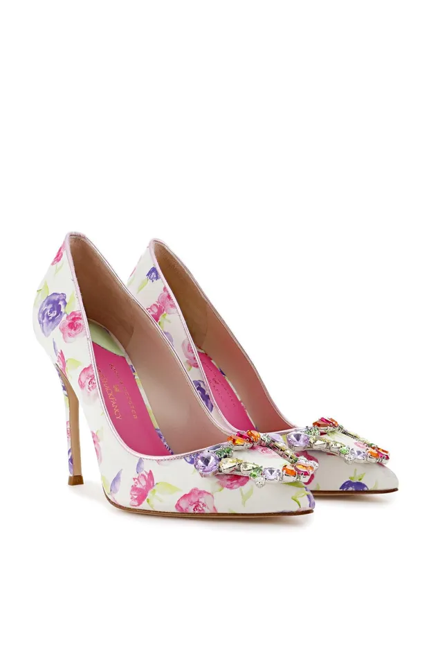LoveShackFancy Sets Womens LoveShackFancy X Sophia Webster Margaux Pump RASPBERRY JAM LoveShackFancy Sets Womens LoveShackFancy X Sophia Webster Margaux Pump RASPBERRY JAM