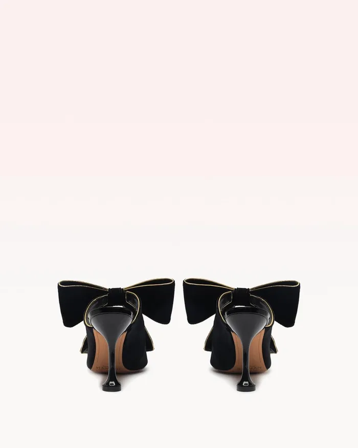 Lupita 85 Velvet Black Black Women Alexandre Birman Sandals