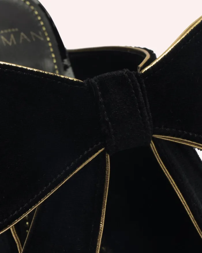 Lupita 85 Velvet Black Black Women Alexandre Birman Sandals
