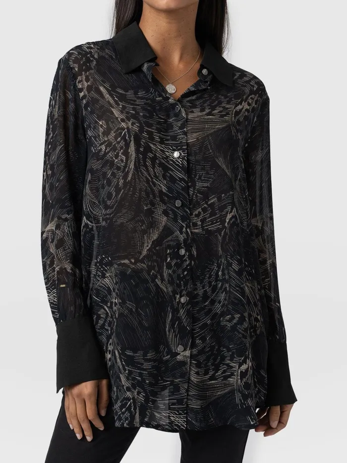 Madison Shirt 8211 Spot Feather Spot Feather Women Saint And Sofia Blouses and Shirts