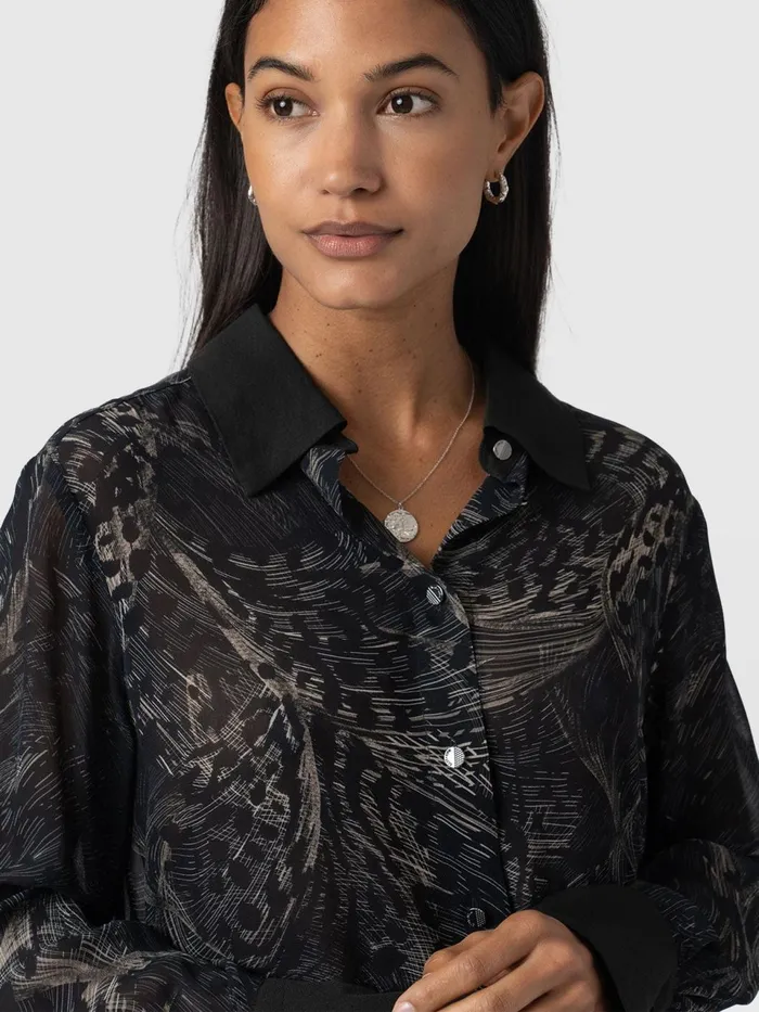 Madison Shirt 8211 Spot Feather Spot Feather Women Saint And Sofia Blouses and Shirts