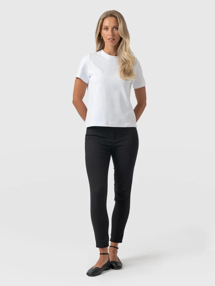 Maeva Skinny Pant 8211 Black Black Women Saint And Sofia Pants
