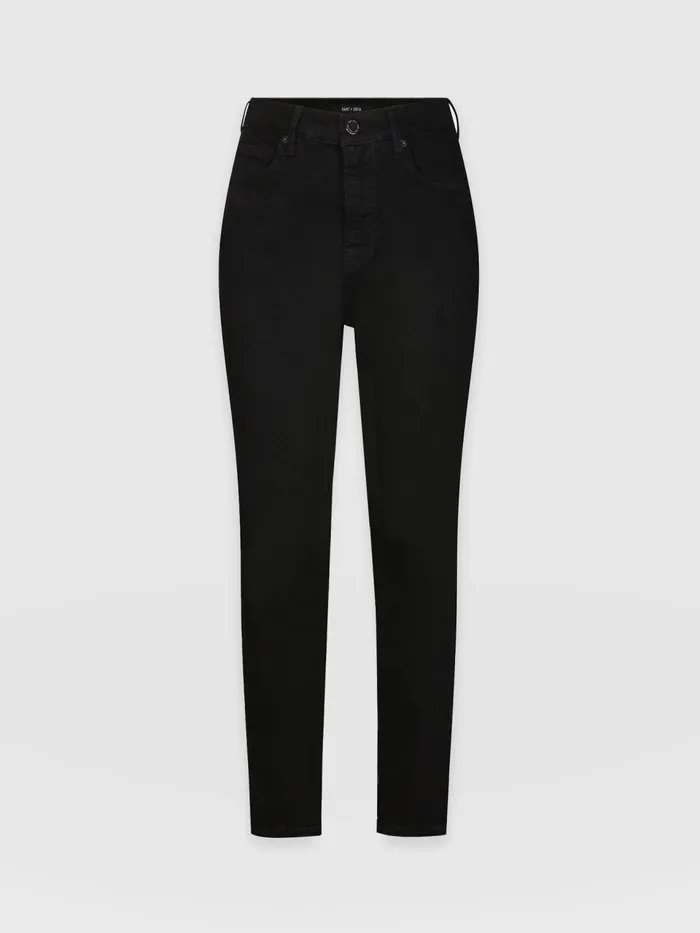Maeva Skinny Pant 8211 Black Black Women Saint And Sofia Pants