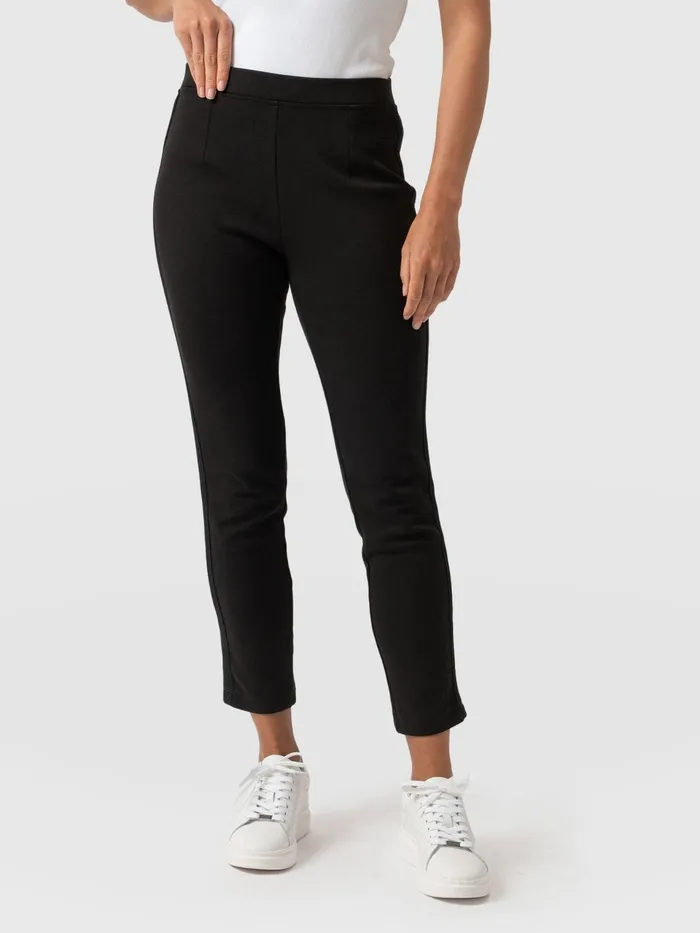 Marlow Tapered Pant 8211 Black Black Women Saint And Sofia Pants