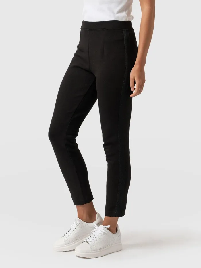 Marlow Tapered Pant 8211 Black Black Women Saint And Sofia Pants