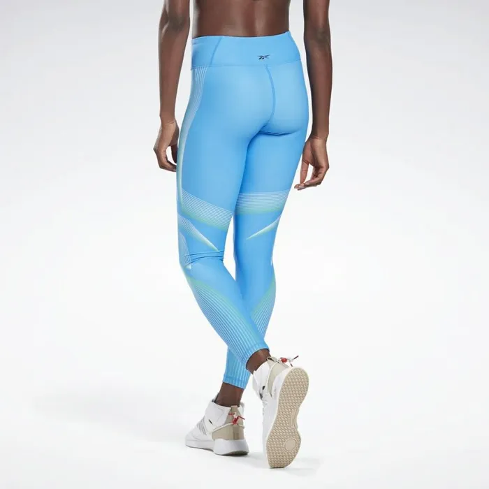 Matching Sets Womens Reebok Lux Bold 2 HighRise Leggings Horizon Blue