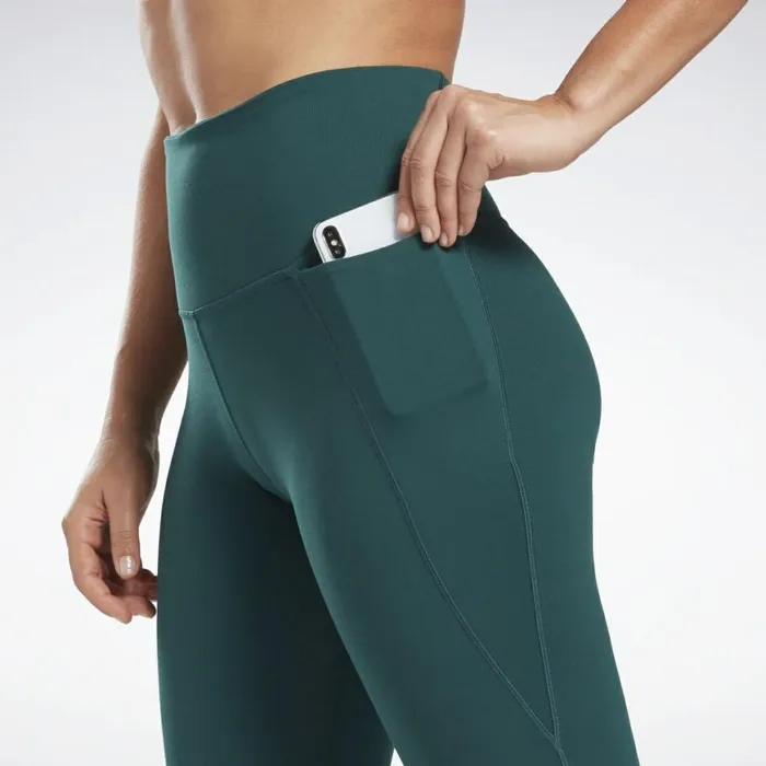 Matching Sets Womens Reebok Lux HighRise Leggings Forest Green