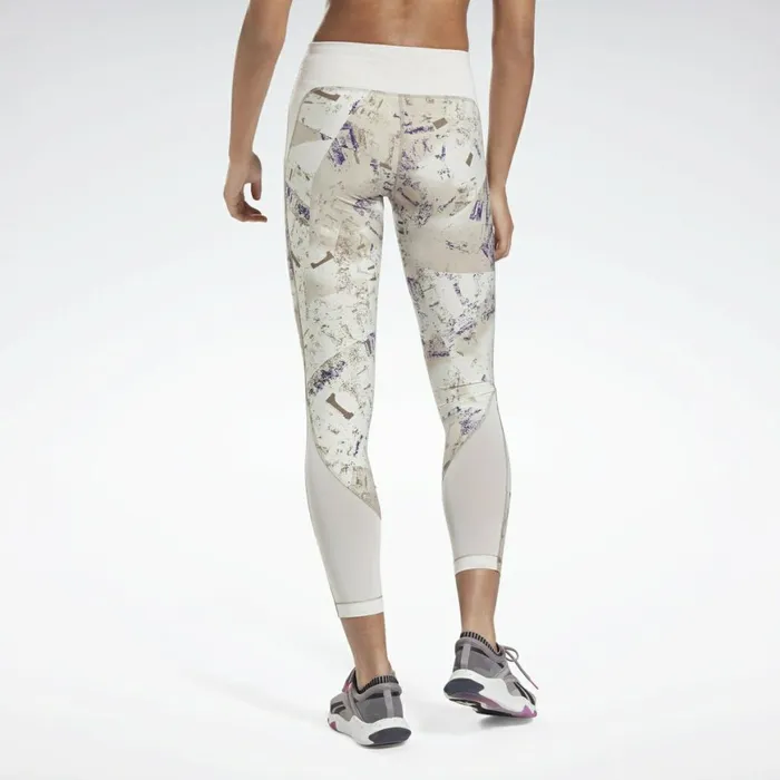Matching Sets Womens Reebok Lux Perform Tights Grey
