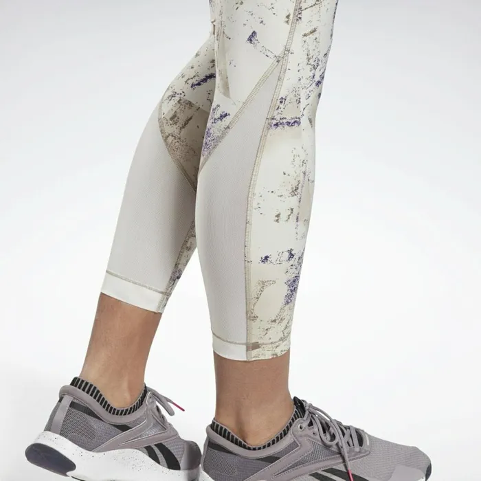 Matching Sets Womens Reebok Lux Perform Tights Grey