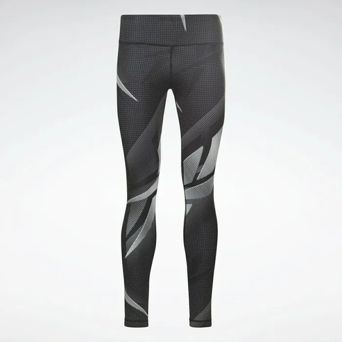 Matching Sets Womens Reebok MYT Printed Leggings Black