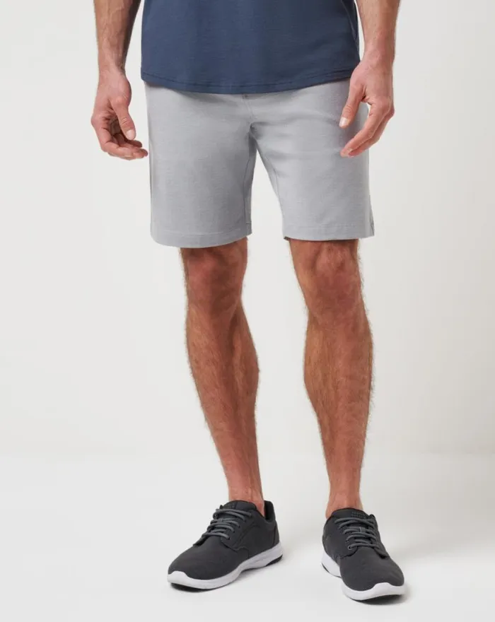 Men ADIRONDACK SHORT 9IN Heather Sleet TravisMathew Shorts