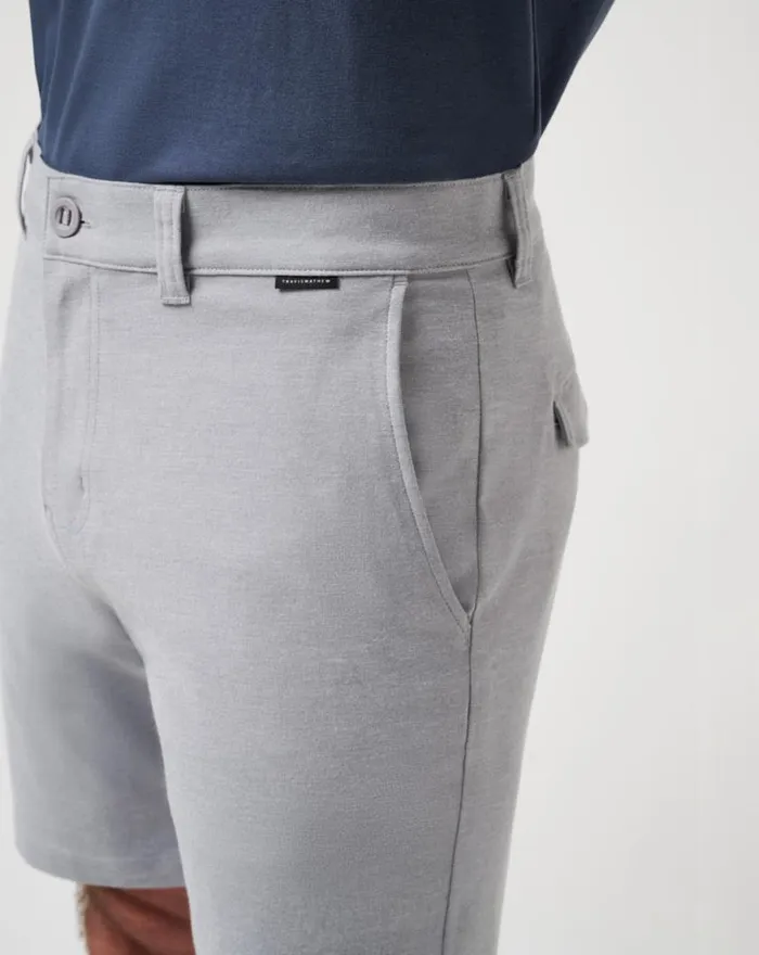 Men ADIRONDACK SHORT 9IN Heather Sleet TravisMathew Shorts