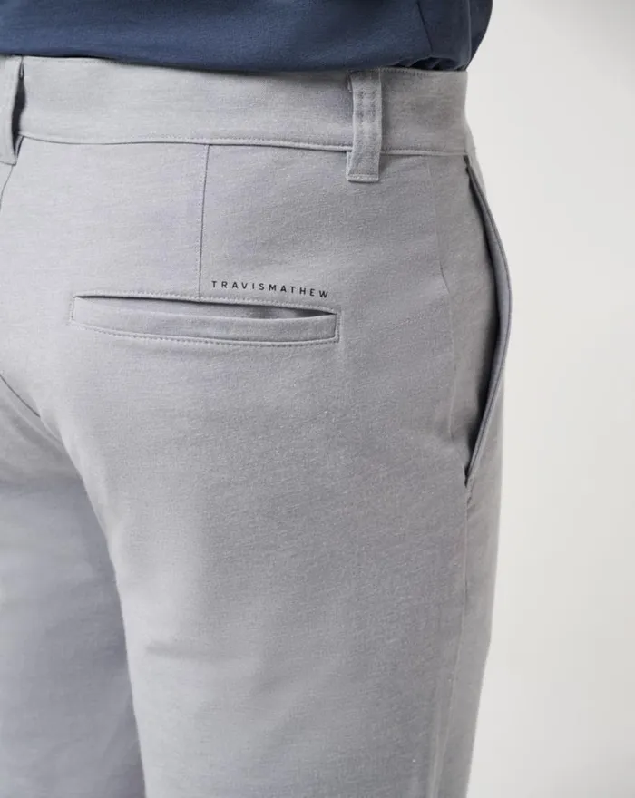 Men ADIRONDACK SHORT 9IN Heather Sleet TravisMathew Shorts