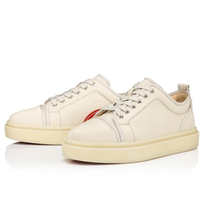Men Adolon Junior Sneakers 8211 Coated Canva 8211 Natural Beige Christian Louboutin Low Top Sneakers Men Adolon Junior Sneakers 8211 Coated Canva 8211 Natural Beige Christian Louboutin Low Top Sneakers