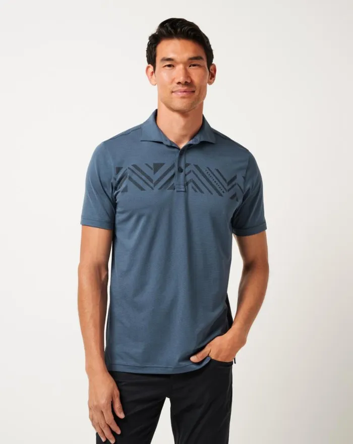 Men ALL DAY ACCESS POLO Mood Indigovintage Indigo TravisMathew Polos