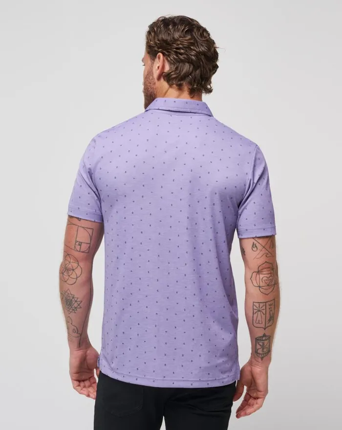 Men ALWAYS SUMMER POLO Heather Imperial TravisMathew Polos Men ALWAYS SUMMER POLO Heather Imperial TravisMathew Polos