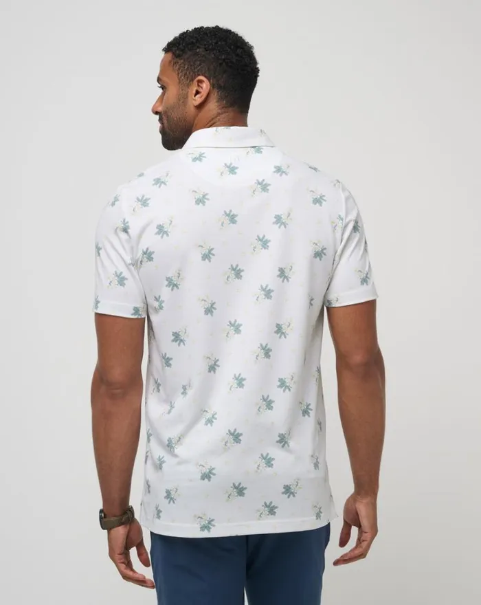 Men ARBOR WAVE POLO White TravisMathew Polos