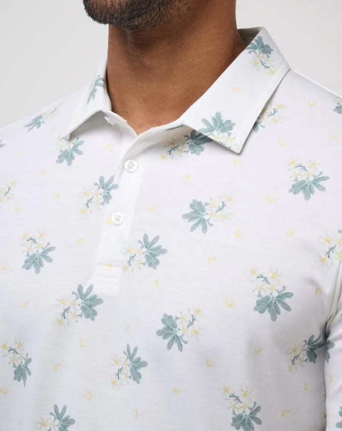 Men ARBOR WAVE POLO White TravisMathew Polos