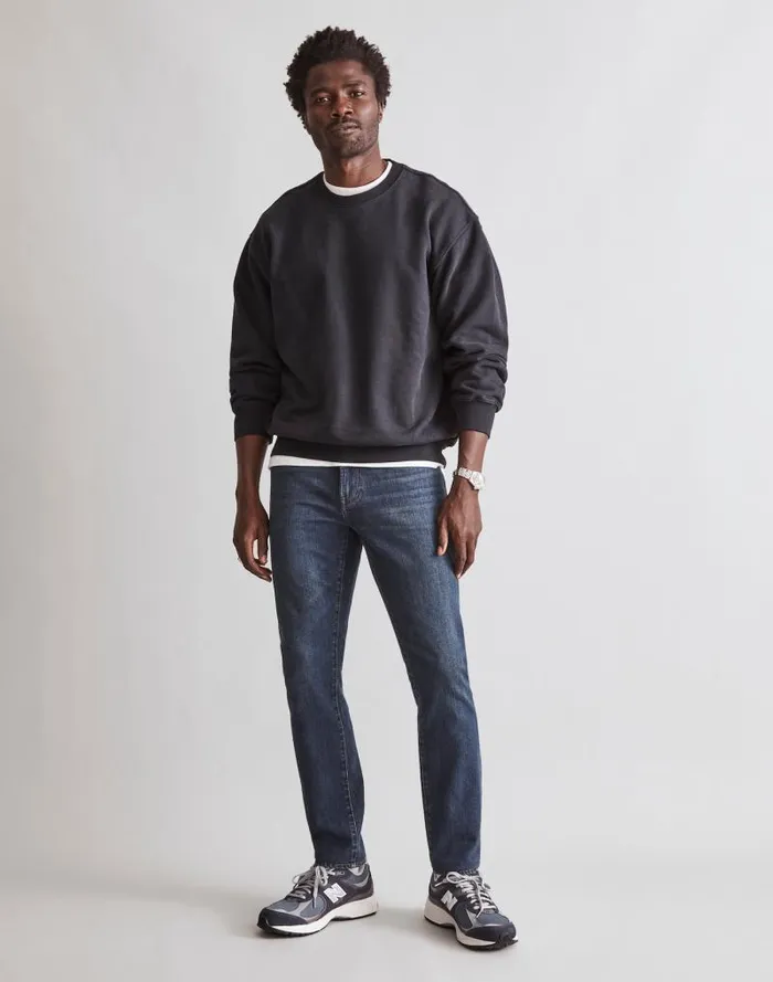 Men Athletic Slim Jeans COOLMAX Denim Edition Leeward Wash Madewell Jeans