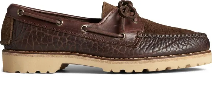 Men Authentic Original 2Eye Boat Shoe By Chris Echevarria Brown Sperry Boots