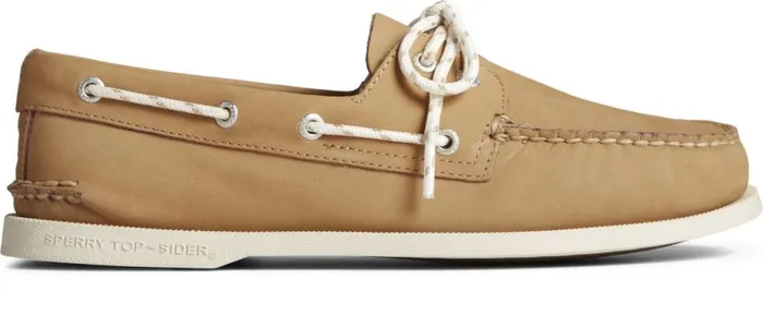 Men Authentic Original Nautical Nubuck Boat Shoe Tan Sperry Boots