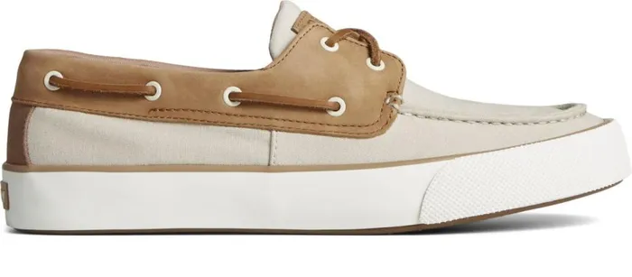 Men Bahama II Linen Sneaker Taupe Sperry Sneakers