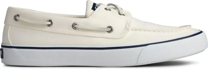 Men Bahama II Sneaker Salt Washed White Sperry Sneakers
