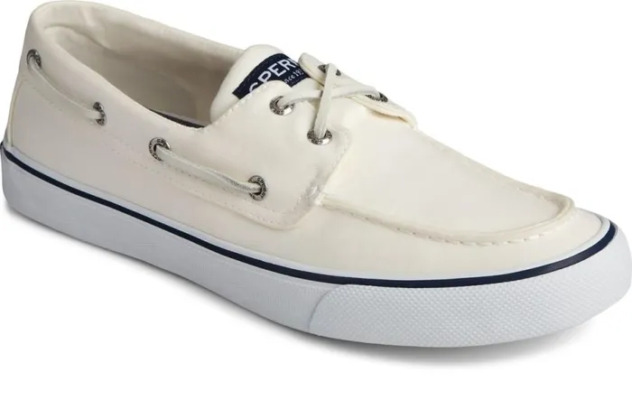 Men Bahama II Sneaker Salt Washed White Sperry Sneakers Men Bahama II Sneaker Salt Washed White Sperry Sneakers