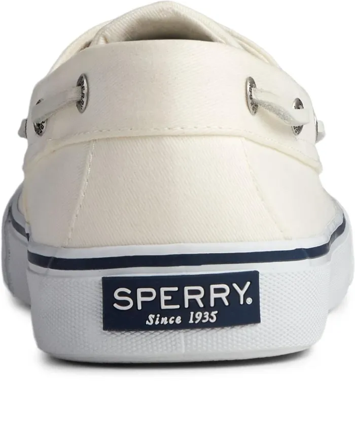 Men Bahama II Sneaker Salt Washed White Sperry Sneakers Men Bahama II Sneaker Salt Washed White Sperry Sneakers