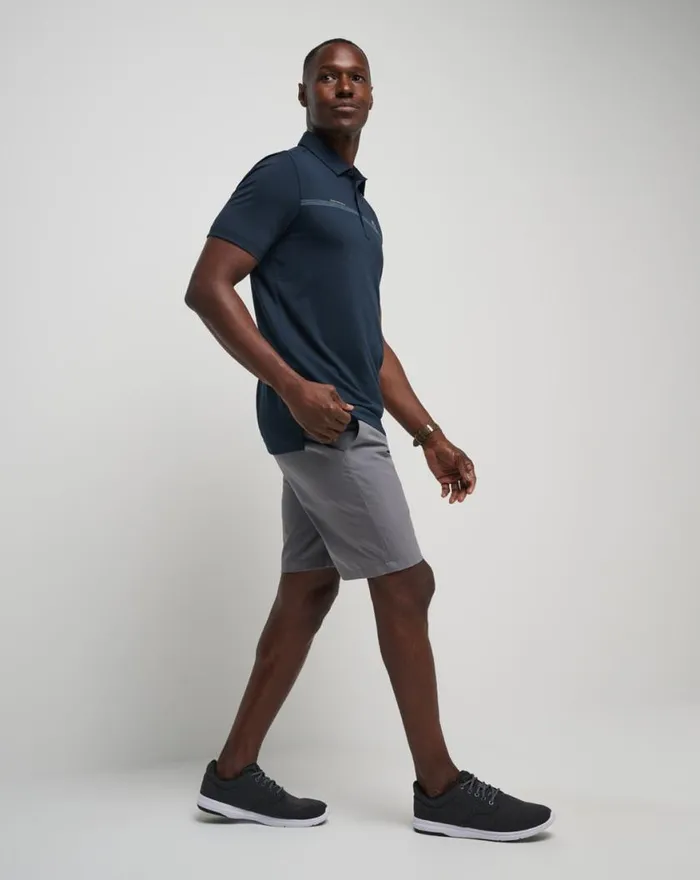 Men BAY BREAK POLO Total Eclipse TravisMathew Polos