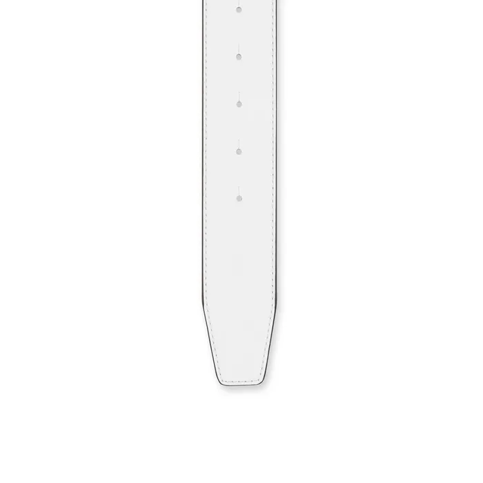 Men Belt Strap Belt Strap 8211 Calf Leather 8211 Bianco White Christian Louboutin Belts