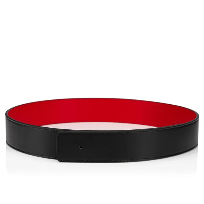 Men Belt Strap Belt Strap 8211 Calf Leather 8211 Black Black Christian Louboutin Belts Men Belt Strap Belt Strap 8211 Calf Leather 8211 Black Black Christian Louboutin Belts