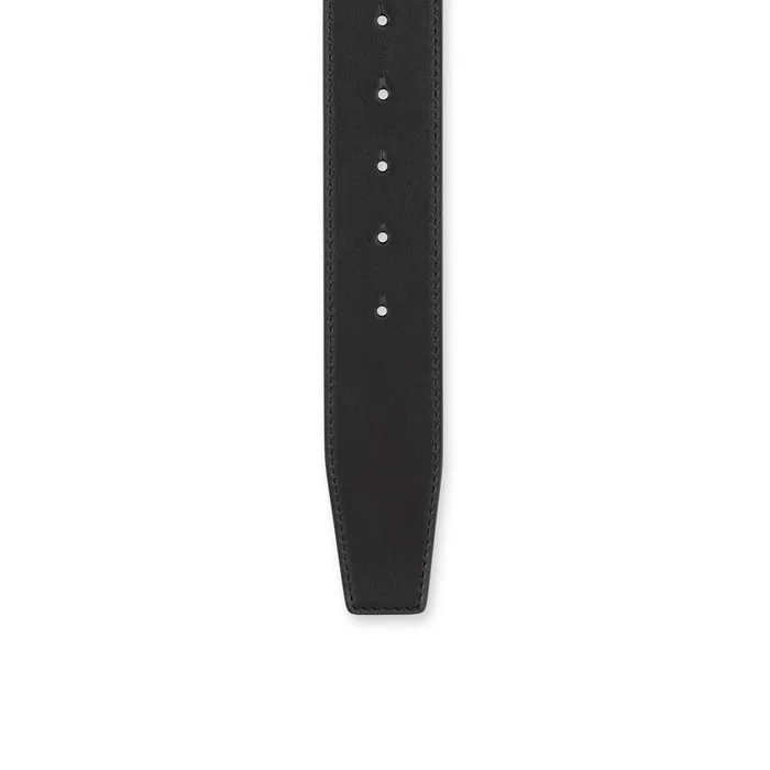 Men Belt Strap Belt Strap 8211 Calf Leather 8211 Black Black Christian Louboutin Belts