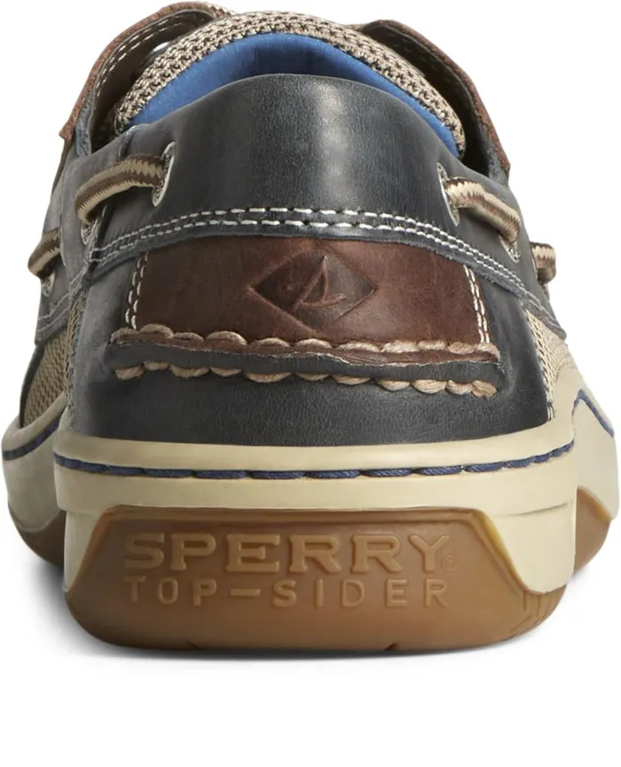 Men Billfish 3Eye Boat Shoe Navy Brown Leather Sperry Boots Men Billfish 3Eye Boat Shoe Navy Brown Leather Sperry Boots