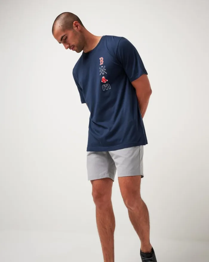 Men BOSTON RED SOX SUNSET SLAM TEE Total Eclipse TravisMathew Tees