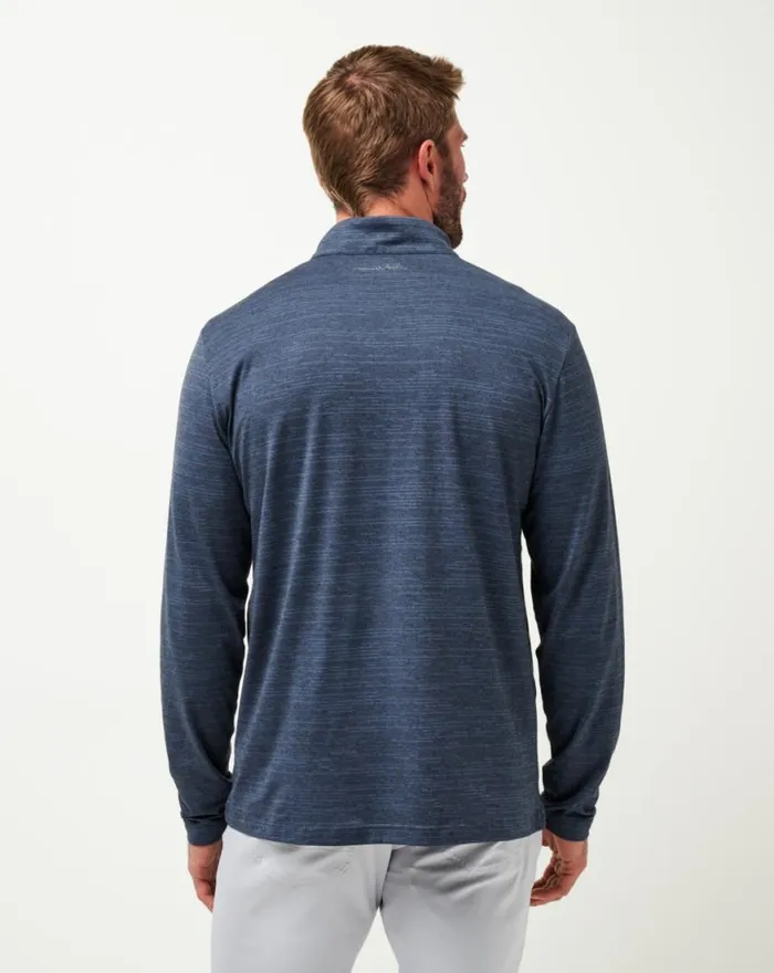 Men BOSTON RED SOX THE HEATER QUARTER ZIP Vintage Indigoblack TravisMathew Quarter Zips
