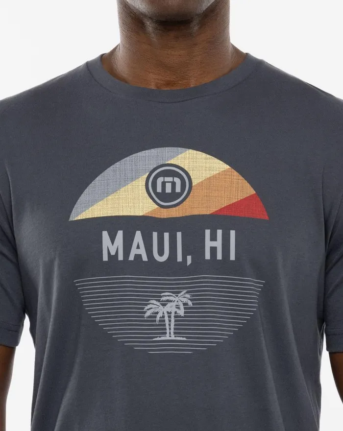 Men CHEVRON TEE Blue Nights TravisMathew Tees Men CHEVRON TEE Blue Nights TravisMathew Tees