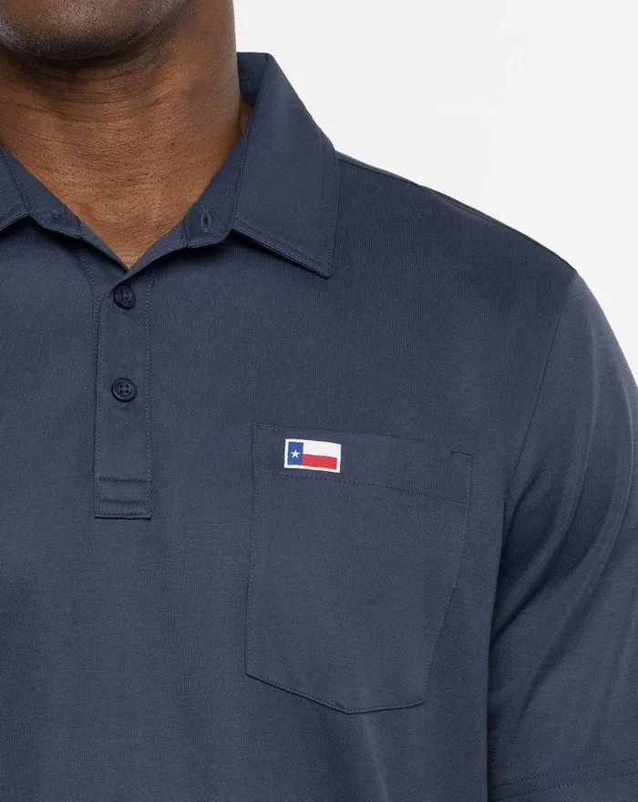 Men CITY LIMITS POLO Mood Indigo TravisMathew Polos