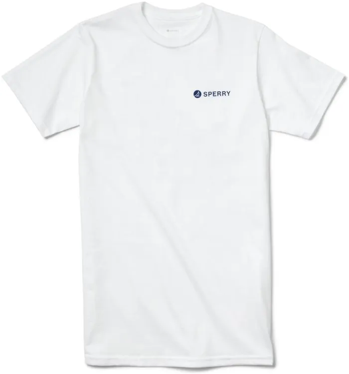 Men Classic TShirt White Sperry Boots