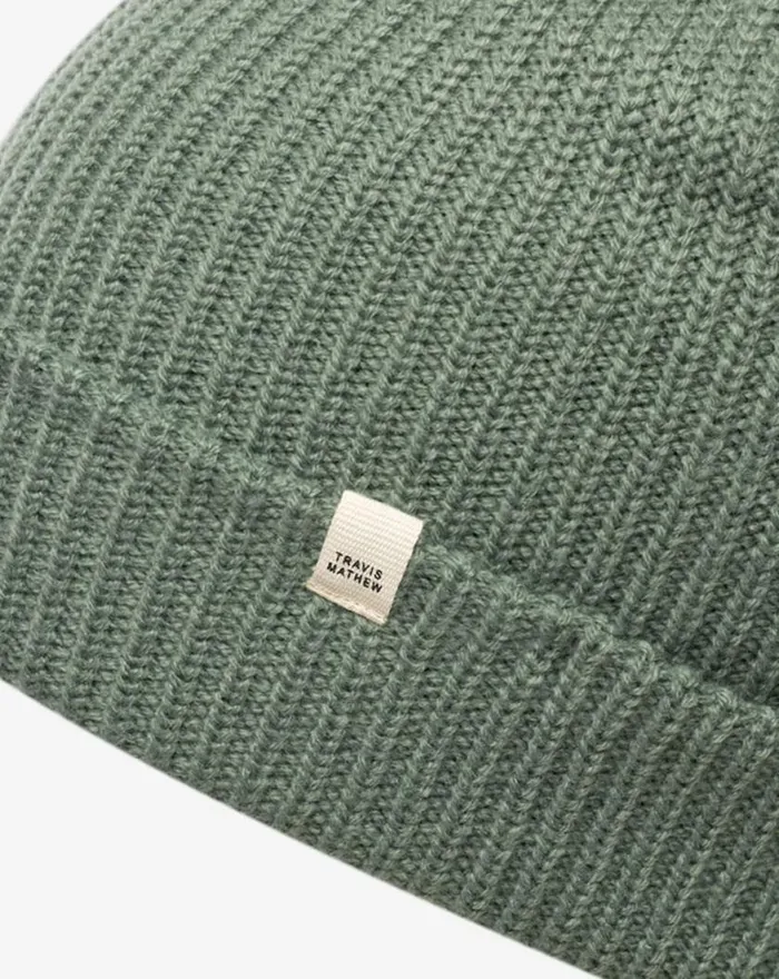 Men CLOUD BEANIE Balsam Green TravisMathew Beanies