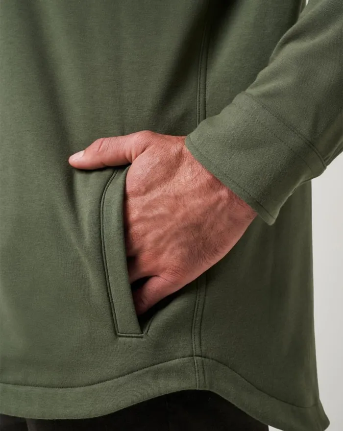 Men CLOUD SHIRT JACKET Dark Olive TravisMathew ButtonUps