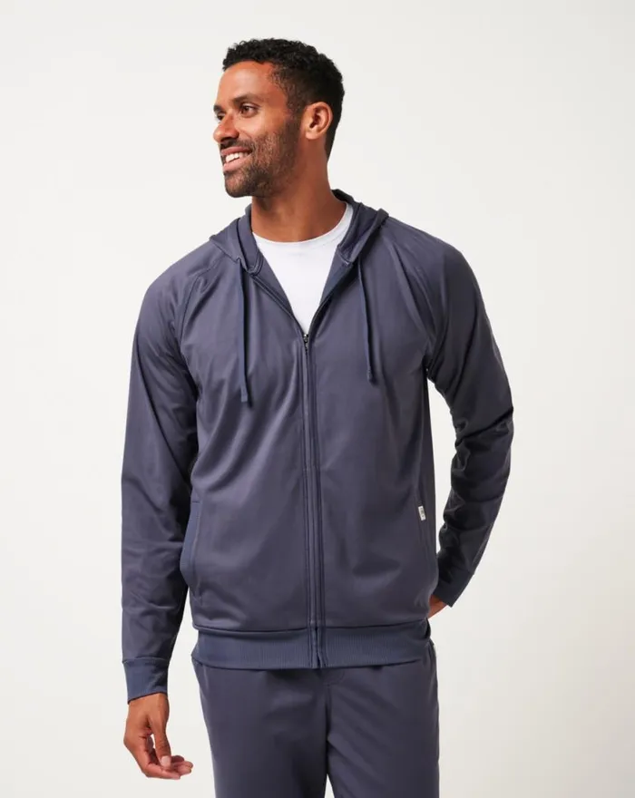 Men CLOUD TRACK JACKET Navy TravisMathew Jackets