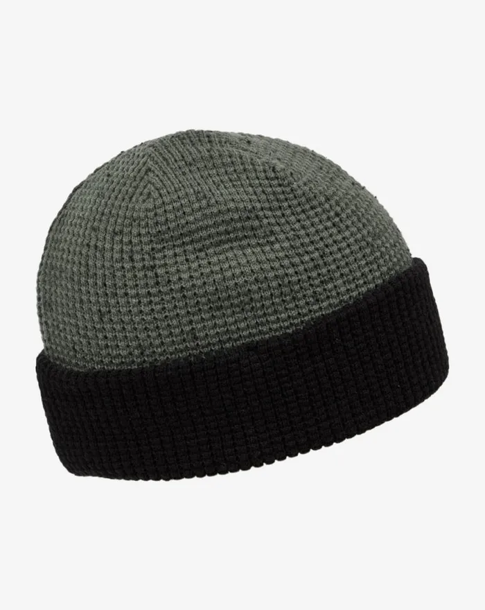 Men CLOUD WAFFLE BEANIE Dark Olive TravisMathew Beanies