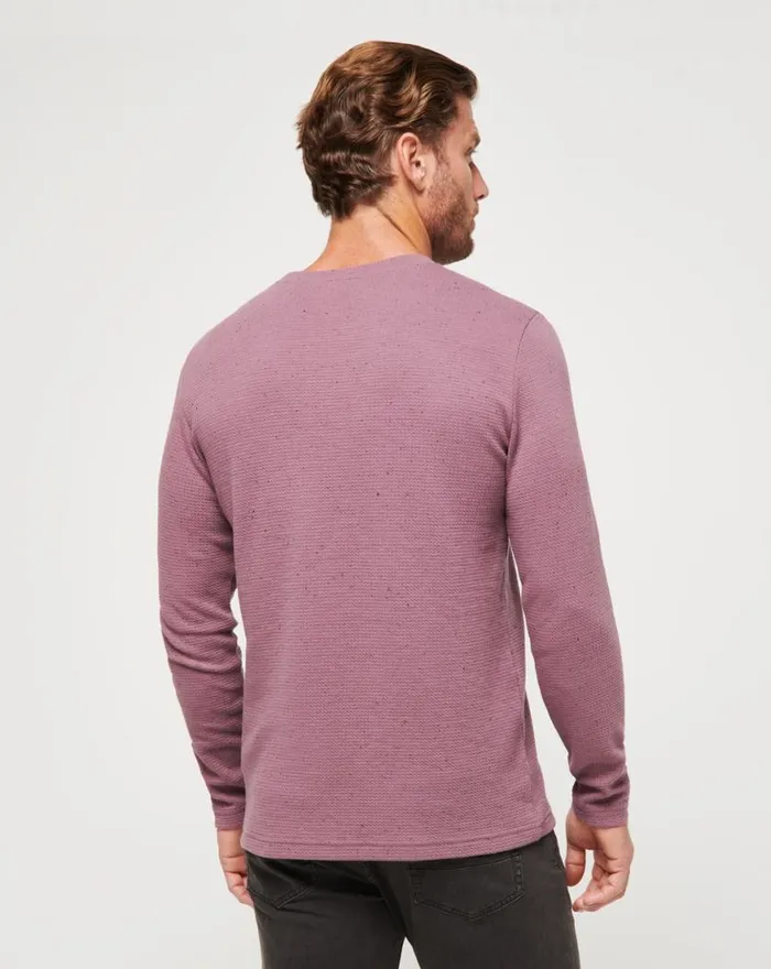 Men CLOUD WAFFLE CREW Flint TravisMathew Hoodies and Sweatshirts