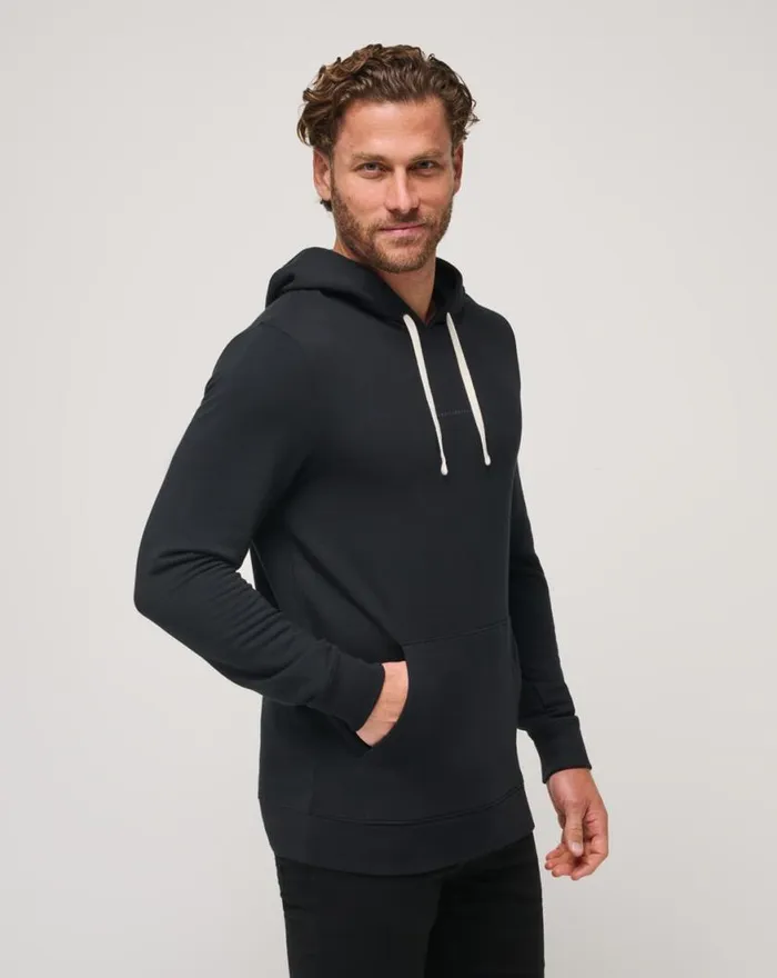 Men COASTAL CLOUD HOODIE Black TravisMathew Hoodies and Sweatshirts