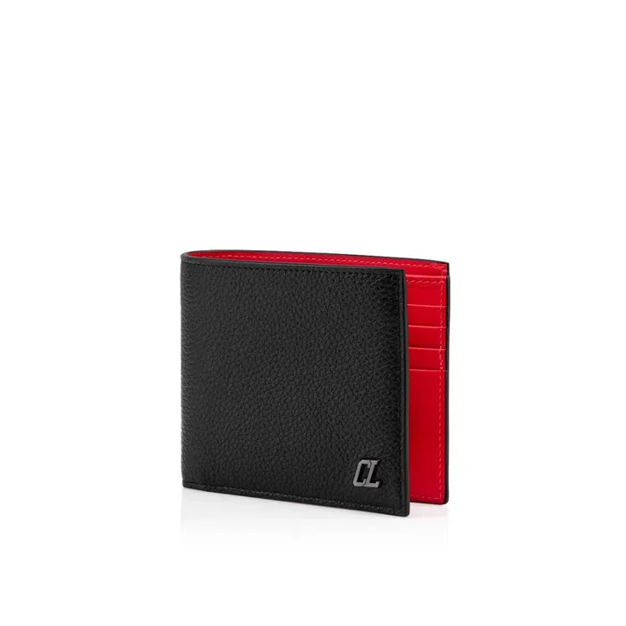 Men Coolcard Wallet 8211 Calf Leather 8211 Black Black Christian Louboutin Wallets and Cardholders