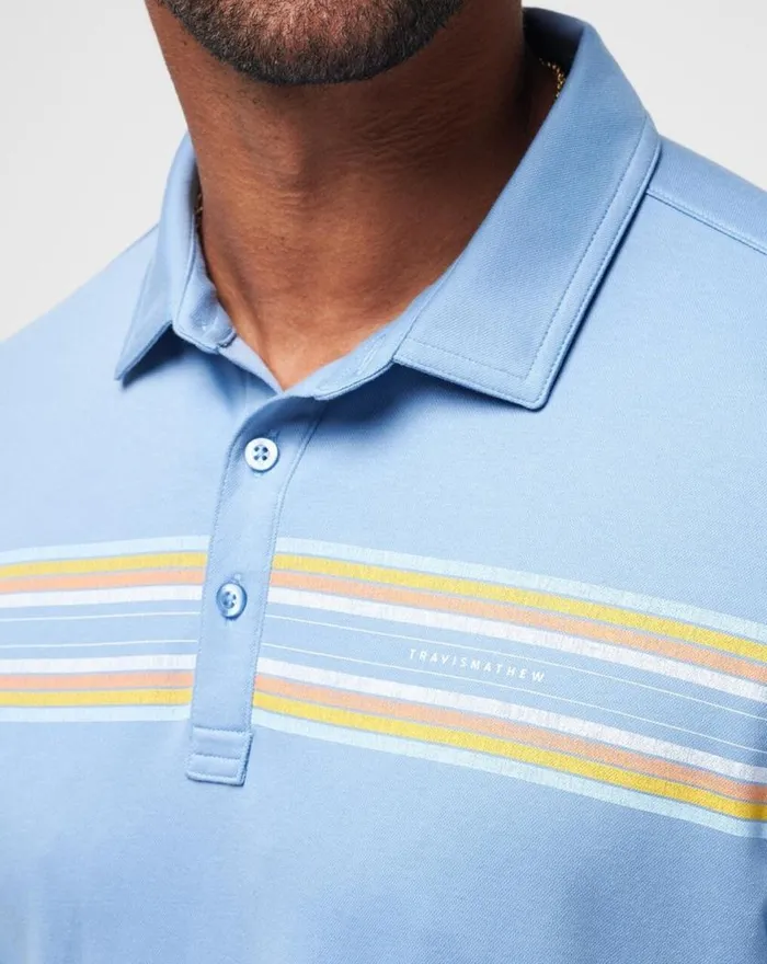 Men CORAL BEDS POLO Quiet Harbor TravisMathew Polos